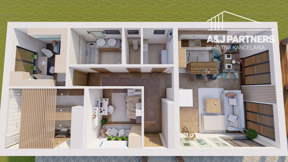 Moderný 4 izbový rodinný dom SO 01 vo Vojke nad Dunajom