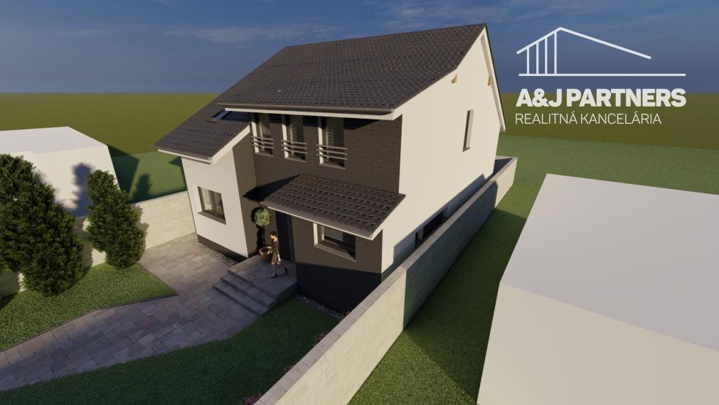 Veľký 5 izbový dvojpodlažný rodinný dom vo Vojke nad Dunajom