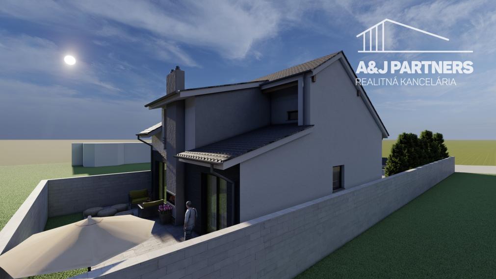 Veľký 5 izbový dvojpodlažný rodinný dom vo Vojke nad Dunajom