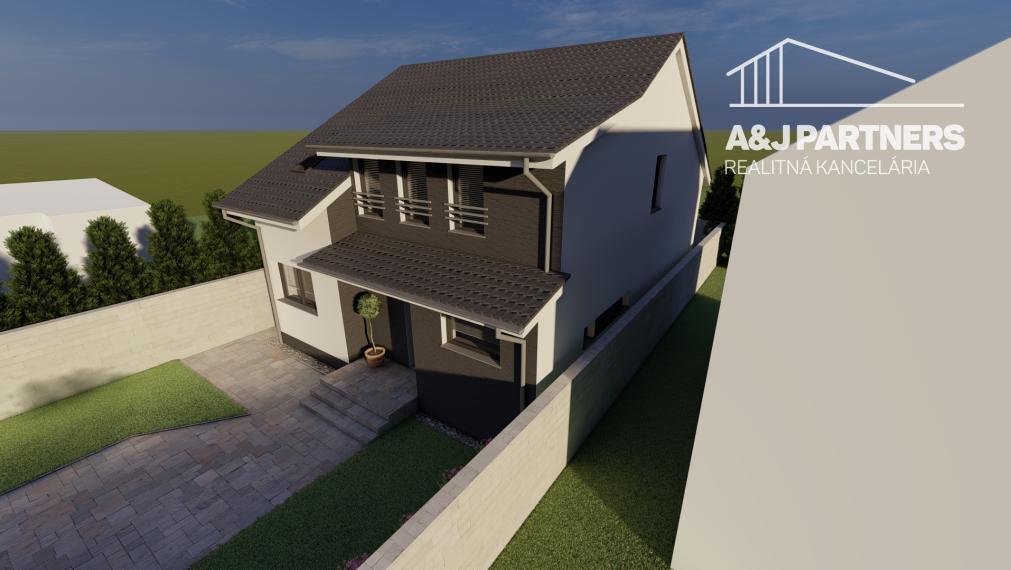 Veľký 5 izbový dvojpodlažný rodinný dom vo Vojke nad Dunajom