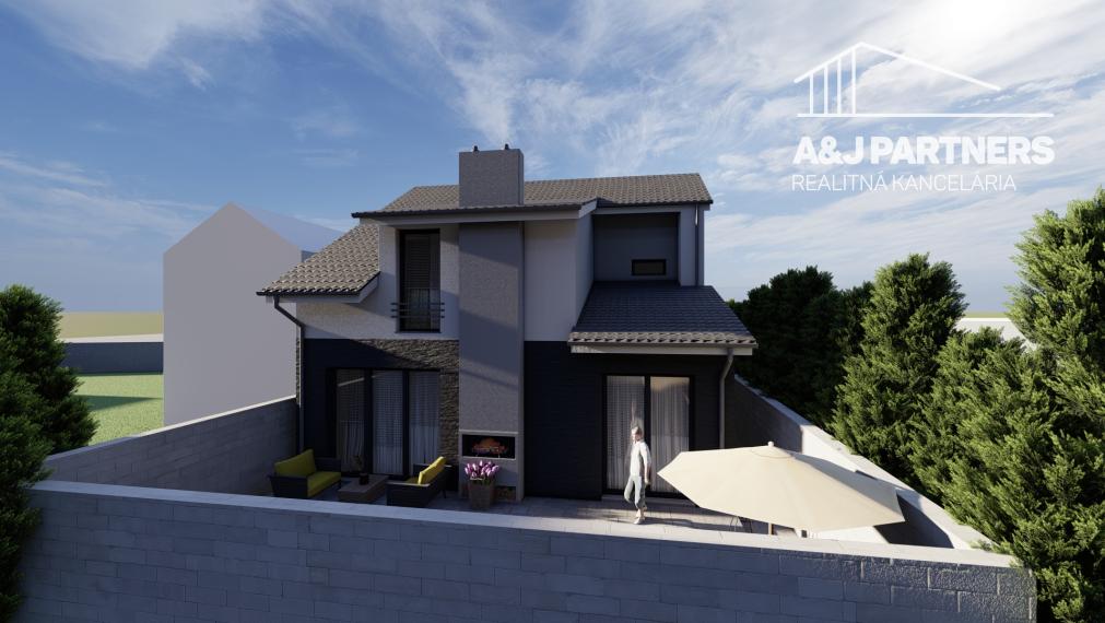 Veľký 5 izbový dvojpodlažný rodinný dom vo Vojke nad Dunajom