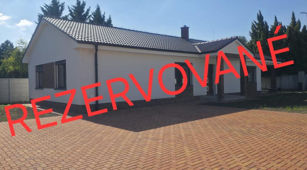 REZERVOVANÉ - ZNÍŽENÁ CENA! Moderný 4 izbový rodinný dom SO 02 vo Vojke nad Dunajom