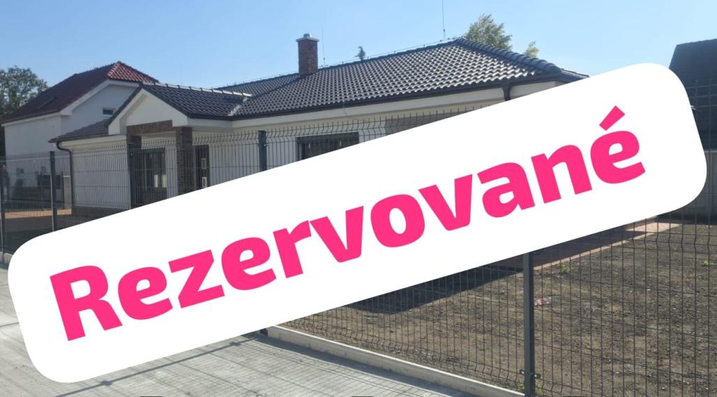 REZERVOVANÉ - ZNÍŽENÁ CENA! Moderný 4 izbový rodinný dom SO 01 vo Vojke nad Dunajom