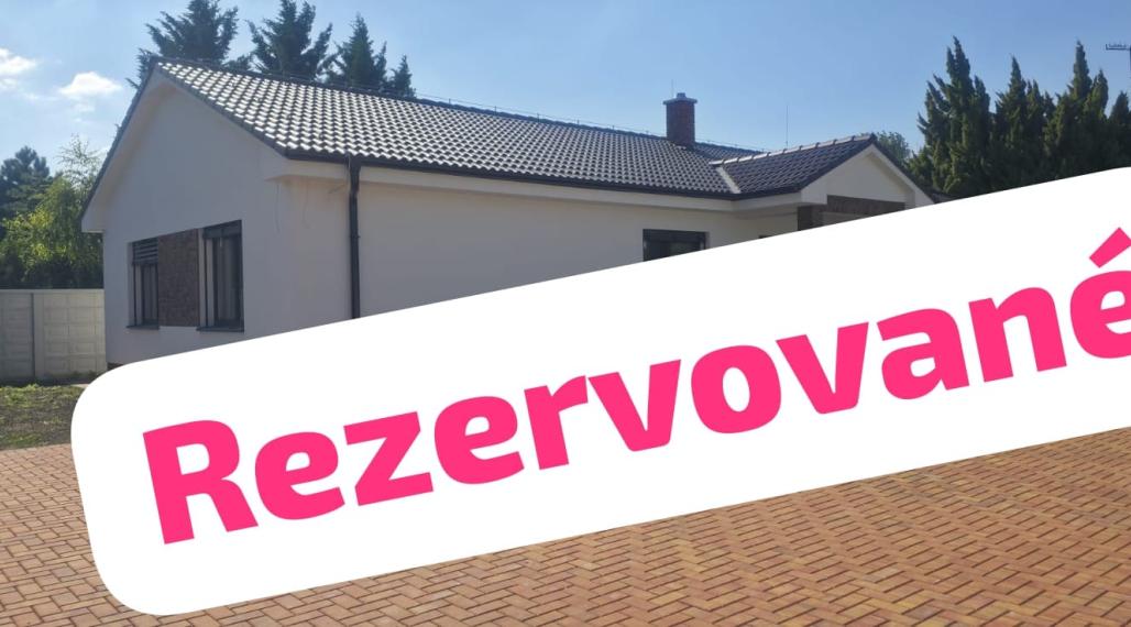REZERVOVANÉ - ZNÍŽENÁ CENA! Moderný 4 izbový rodinný dom SO 02 vo Vojke nad Dunajom
