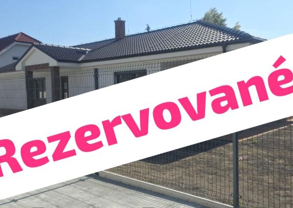 REZERVOVANÉ - ZNÍŽENÁ CENA! Moderný 4 izbový rodinný dom SO 01 vo Vojke nad Dunajom